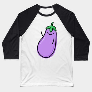 Cute Eggplant Baseball T-Shirt